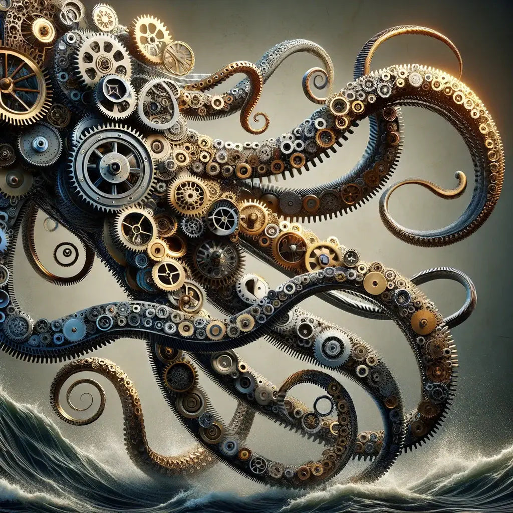 Tentacles made from gears