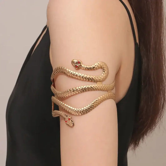 Snake Arm Ring & Earrings , Infinite Steampunk